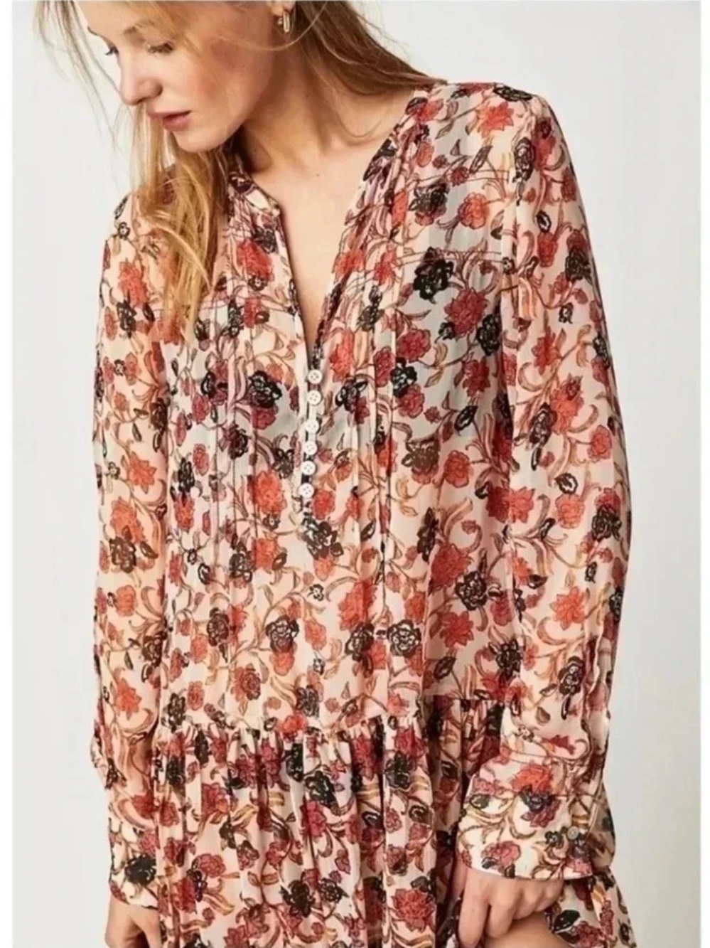 Free People See It Through Maxi Dress
